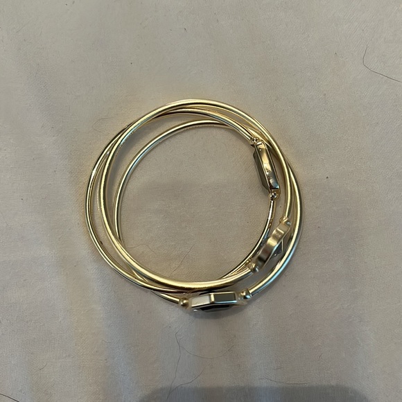 Kendra Scott set of three bracelets gold - Picture 2 of 4